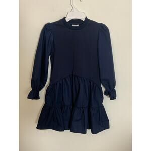 Pleat Cece Dress NWT‎ Navy size 7